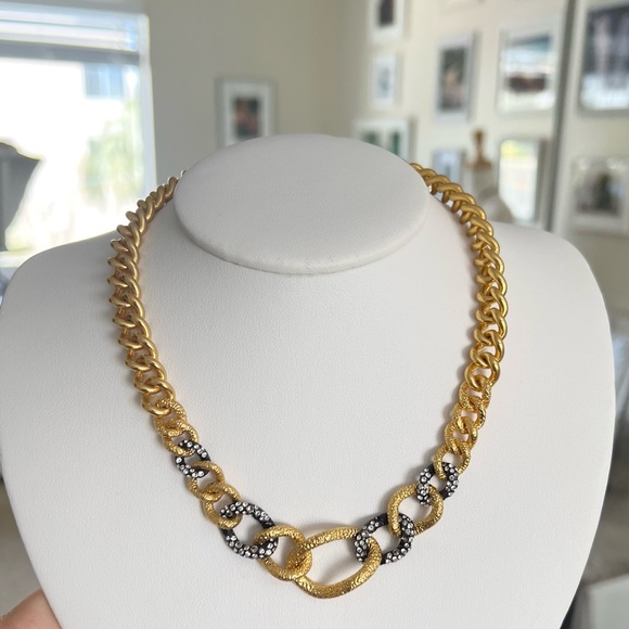 Alexis Bittar Gold Chain Link Choker - Picture 1 of 4